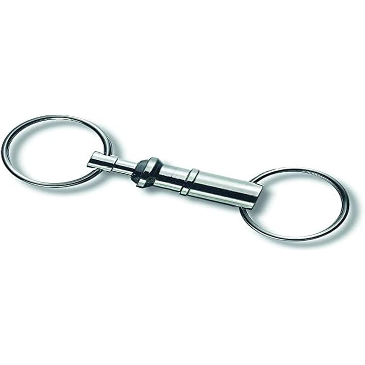 Porte Clef Double Extrémité Anneaux Porte Clé Pivotant, Détachable Porte Clef Pour Voiture Moto, Mousqueton Porte Clé Pour Sacs à Dos, Camping, Mountaineering, Voyages