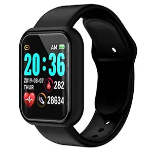 Tokdis Smart Band MX-5 Pro ? Fitness Band, 1.5-inch Color Display, USB Charging, 5 Days Battery Life, Activity Tracker, Men?s and Women?s Health Tracking, V4, Black Strap