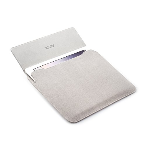 Apple iPad Air 2 Case | Samsung Galaxy Tab S3 und S2 9.7 Tasche | passend für 8.0 bis 10.1 Zoll Tablets | Sheep Optik taupe | iCues Piquante Etui | weitere Leder-Imitat – und Farbvarianten verfügbar | universelle Schutz-Hülle mit Geschenk-Box - 3