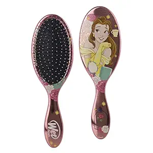 Wet Brush Princess Wholehearted Original Detangler Brush - Disneys Collection Belle, Light Pink - All Hair Types - Ultra-Soft IntelliFlex Bristles Glide Through Tangles with Ease - Protects Against