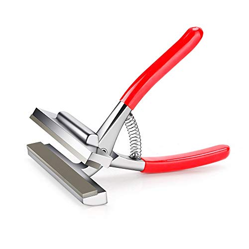 Arrtx Pinza di tela extra larga per attrezzi in lega con impugnatura a molla imbottita per barre barella