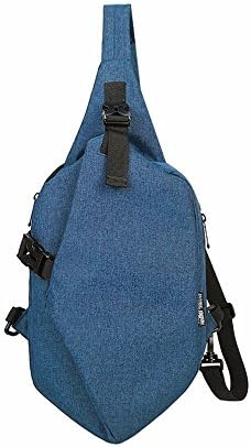 XIAODIU Chest Men's Messenger Bag Canvas Men's Bags Shoulder Bags Casual Sports Backpacks Trends Bags Riding Bags,Navy blue