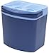 Produktbild Thermoelektrische Kühlbox, Kühlbehälter 30Liter, Deckel mit Becherhalter + Tragegriff, Farbe: blau