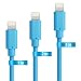 Produktbild Lightning Kabel GlobaLink 3 Pack 1M 2M 3M iPhone Kabel auf USB Ladekabel Datenkabel [Lebenslange Garantie] für Apple iPhone 8/8 Plus 7/7Plus 6/6S/6S Plus/6 Plus 5/5S/5 iPad 4 iPad Mini/Air iPod 5/ iPod 7 - Blau