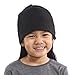 Produktbild Tough Headwear Fleece-Beanie für Kinder, Schwarz mit Totenkopf-Mütze, Jungen Mädchen, Schwarz, Kinder