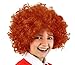 Price comparison product image Childs Ginger Afro Wig Short Curly Orange Hair Musical Film Fancy Dress Costume
