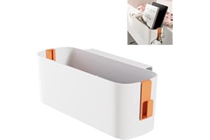 Naedien Bedside Hanging Storage Basket, Bed Shelf Clip On Bedside Table, Hanging Bed Organiser, Nightstand Hanging Tray Caddy For Bed & Bunk Bed, College, Dorm, Loft