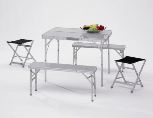 Preisvergleich Produktbild Picknicktisch Alu