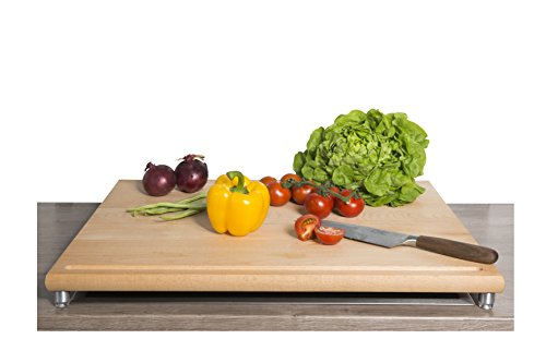 Preisvergleich Produktbild SHP Herdabdeckung / Arbeitsplatte Buche geölt - 64x56cm