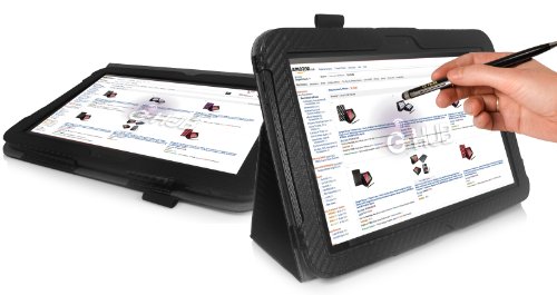 G-HUB PropUp Tablet-Schutzhülle, Pour NEXUS 10 (SAMSUNG), NOIR Fibre de Carbone - 6