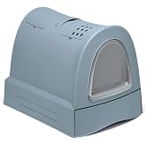 Imac Zuma 2nd Lıfe Torbalı Kapalı Kedi Tuvaleti Mavi 56x40x42,5cm