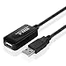 Produktbild TNP USB Verlängerungskabel Verlängerung Kabel 30 FT – High Speed USB 2.0 Active Extender Kordel Repeater Booster Typ A Stecker zu A Buchse für externe Festplatte, Drucker, Scanner, Maus, Tastatur, USB-Hub, Windows PC, Mac