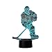Produktbild 3D Lampe USB Power 7 Farben Erstaunliche Optische Täuschung 3D Wachsen LED Lampe Hockey Form Kinder Schlafzimmer Nachtlicht