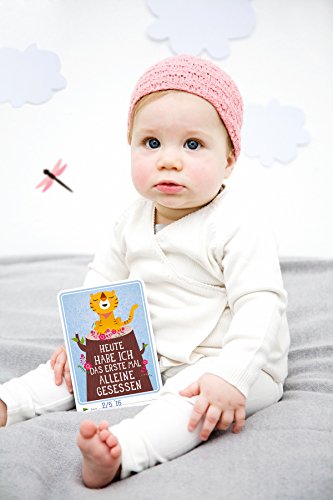 Milestone Baby Cards – Deutsche Version, 30 Karten im Set, einzeln verschweißt - 8