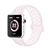 Produktbild VIKATECH Für Apple Watch Armband 38mm, Weiche Silikon Ersatz Armbänder für Apple Watch Armband 38mm Series 3/2 / 1, Sport, Edition, S/M, Barely Rose/Pearl Pink