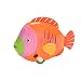 JETTINGBUY Cute Baby Kids Swimming Clockwork Fish Colorful Windup Fish Shaped Wind Up Toys