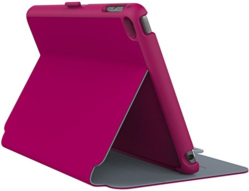 Speck Folio Hülle Case Cover für iPad Mini 4 Fuchsia Pink/Slate Grey - Fuchsie Pink/Schiefergrau