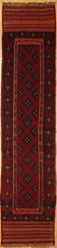 Afghan Carpet Runner - Size Ft:8'3 x 2'0 Code R8685