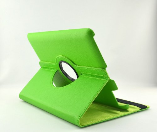 inShang Hülle für Apple iPad 2 iPad 3 iPad 4, Edles PU Leder Tasche Hülle Skins Etui Schutzhülle Ständer Smart Case Cover für Tablet iPad, Super Automatische Einschlaf-/Aufwach funktion, 360 Grad rotierende Schutzhülle mit Standfunktion + inShang Logo hochwertigen Stylus Eingabestift Stift - 2
