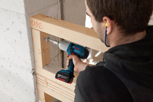 Bosch Professional GDS 18V-LI HT Akku-Drehschlagschrauber maximal 650 Nm Drehmoment im harten Schraubfall, Solo Version, Karton, 1 Stück, 06019B1300 - 6