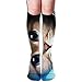 Produktbild tianjianzulinyouxiangongsi Astronaut Cat Design Elastic Blend Long Socks Compression Knee High Socks (50cm) for Sports