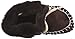 Playshoes Handmade Lambskin Baby Booties with Laces Closure (Black, 0-6 months)