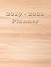 Produktbild 2019 - 2020 Planner: Academic and Student Planner - July 2019 - June 2020 - Weekly and Monthly Planner - Organizer & Diary - To do list - Notes - Month's Focus - Country cover with Light Wood effect
