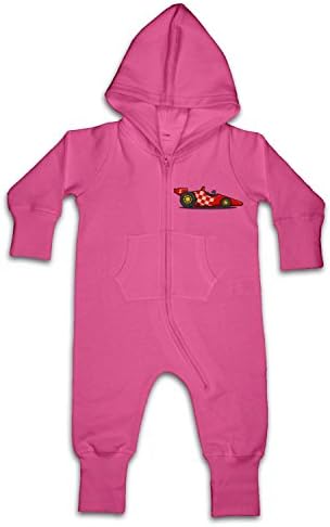 Racing Car Baby Onesie - Bubblegum Pink 6-12 Months