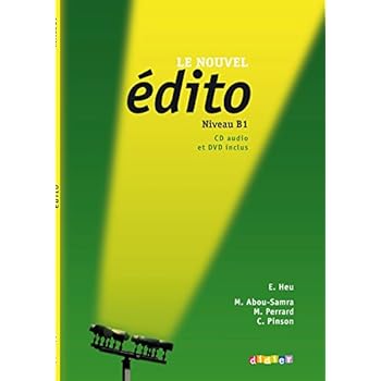 Le nouvel Edito B1 - Livre + CD + DVD [DVD format: PAL]