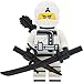 Produktbild LEGO Ninjago Minifigur Zane mit abnehmbarer geteilter Maske incl. 2 GALAXYARMS Schwertern