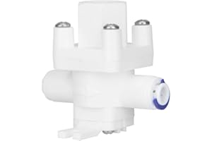 VIKYE Válvula reductora, regulador de presión de válvula reductora de ajuste rápido de 1/4 "para purificador de agua de ósmosis inversa