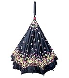 Sun Umbrella Inverted Reversible No Drip Umbrella(Multicolour)