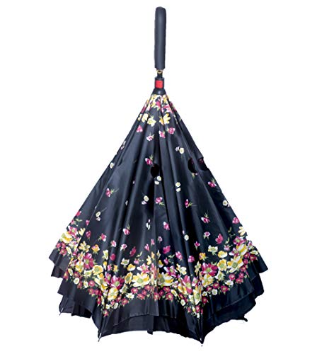 Sun Umbrella Inverted Reversible No Drip Umbrella(Multicolour)