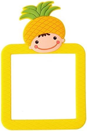 GOUZI Night Light Switch socket sticker cartoon sleeve decorated suites, Yellow Pineapple Wall sticker Removable wall sticker For Bedroom Living Room Background Wall Bathroom Study Barber Shop