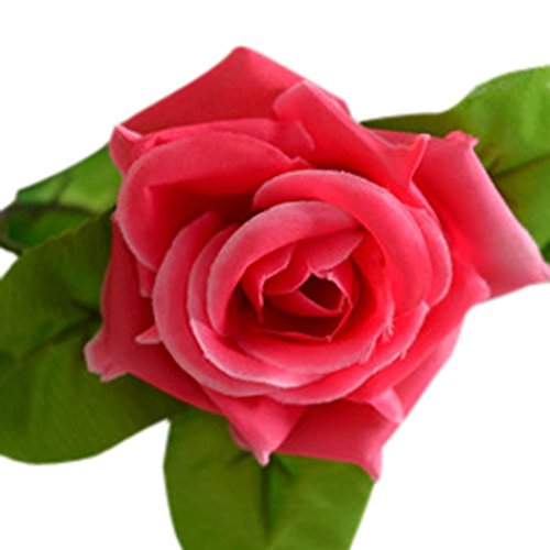 Artificial Flowers,Clode® 8Ft Artificial Fake Silk Rose Flower Ivy Vine Garland Wedding Party Home Decor (Watermelon Red)