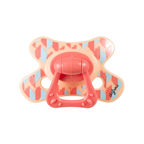Difrax Dental Soother (6 Months and Above, Salmon)