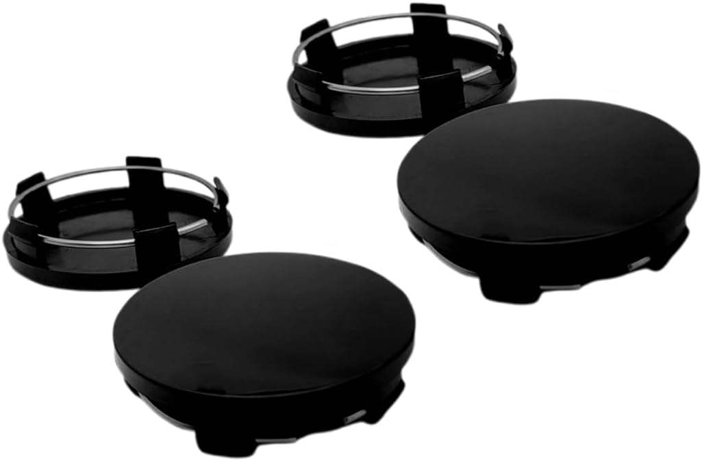 UIEXEA 4 Piezas Tapas para Llantas Universales, Centro de Rueda Tapa Buje Tapabujes, Mejora el Aspecto y Protege de Polvo y Corrosión, Reemplazo Duradero