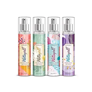 Layer'r Wottagirl Body Splash Combo Set 25ml (Pack of 4)