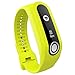 Produktbild peibo SM203 Ersatz Silikon Band Gurt für TomTom Touch Cardio Activity Tracker, wasserdicht, 'Schlaf Monitor, Herzfrequenz Monitor, Sport Schrittzähler Armband, gelb