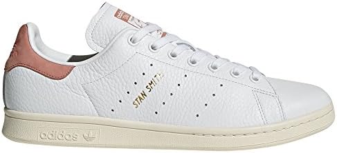 adidas Stan Smith White Leather Men's Trainer. Sneaker Basketballs S75074 (44 EU, White/Raw Pink)
