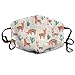 Produktbild WBinHua Masken für Erwachsene, Mask Face, Mouth Mask, Breathable Mask Anti Dust, Unisex Lovely Flowers and Cacti Printed Cotton Mouth-Masks Face Mask Polyester Anti-dust Masks