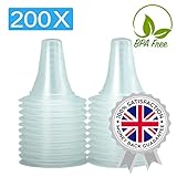 200x Ear Thermometer Probe Covers/Refill Caps/Lens Filters for All Braun ThermoScan Models and Other Types of Digital Thermometers/Pack of 200 Pieces