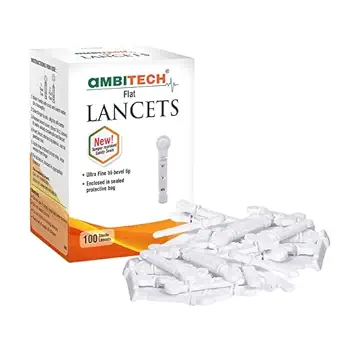 AmbiTech Flat Lancet Needle - (100 Pieces)