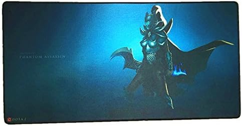Gaming Gamer PA Dota Dota2 Phantom Assassin Extra Huge Mouse Pad High Sensitivity Waterproof Nonskid by Rakoon