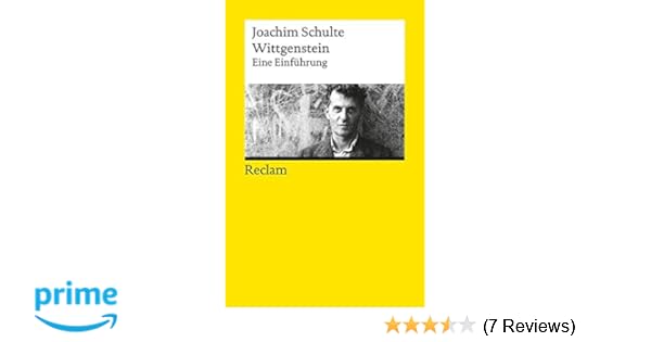 Wittgenstein Eine Einführung Reclams Universal Bibliothek - 