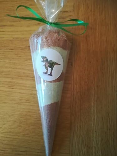 Dinosaur Dig Bath Bomb Dust -PLUS FREE dinosaur toy to keep - beautiful scent