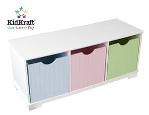 KidKraft - Aufbewahrungsbank Nantucket – Pastell: Amazon.de: Küche