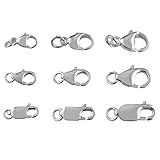 Hochwertige Karabinerschlösser aus 925 Sterlingsilber für gängige Schmuckketten.