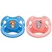 Produktbild LittleForBig Bigshield Generation 2 Erwachsene Größe Schnuller Dummy für Erwachsene Baby ABDL-Rosa Kätzchen und Blau Welpe