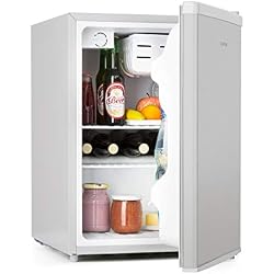 Klarstein CoolZone Grey Edition - Réfrigérateur-congélateur encastrable,3 étagères en verre réglables en hauteur et compartiment pour légumes, 241L, Niveau sonore de 41 dB, Système ZeroFrost, Gris